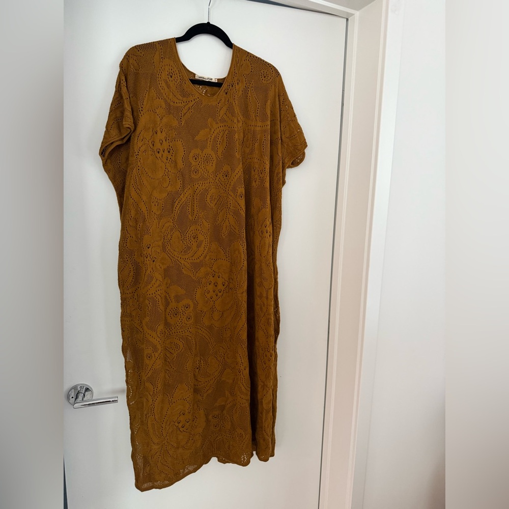 Misha And Puff Brown Midi Dress - Picture 2 of 5
